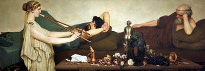 Pompeian Scene or The Siesta by Lawrence Alma Tadema
